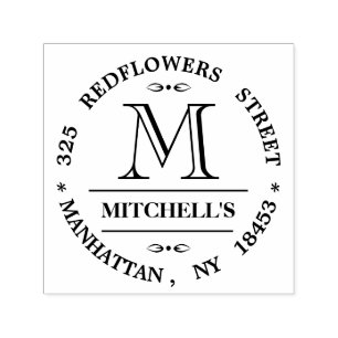 Carimbo de Casamento do Monograma