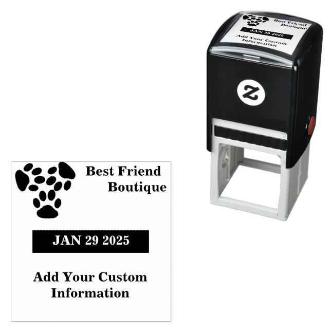 Carimbo de data personalizado diverso e engraçado (In Situ)