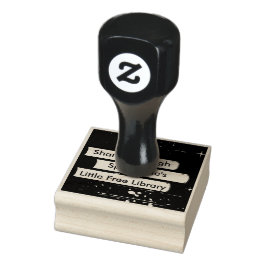 Carimbo de Design de Livros Empilhados