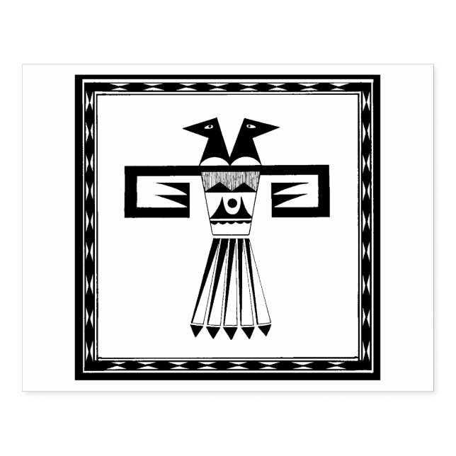 Carimbo de Design de pássaro do sudoeste (Impressão)