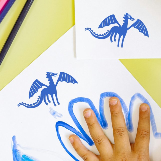 Carimbo de Dragão Cujo Dragão | Dose Sorridente (Criador carregado)