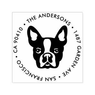 Carimbo de endereço, carimbo de endereço de buldog