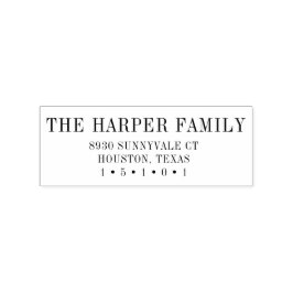 Carimbo de Endereço de Devolução Clássico