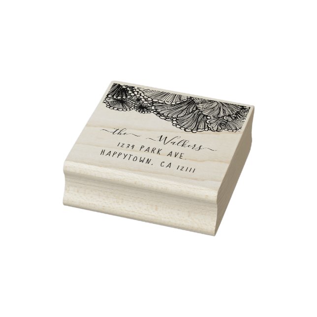 carimbo de endereço de devolução da concha (Carimbo)