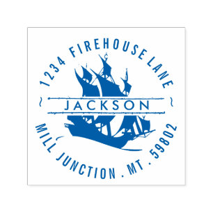 Carimbo de Endereço de Devolução de Autossertação 