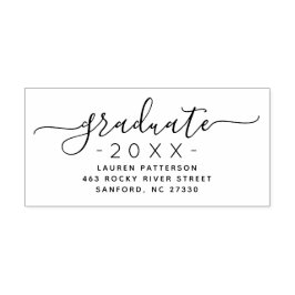 Carimbo de Endereço de Devolução de Graduação de S