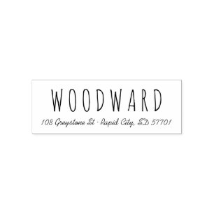 Carimbo de Endereço de Devolução de Script de Letr