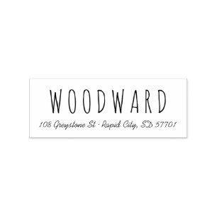 Carimbo de Endereço de Devolução de Script de Letr