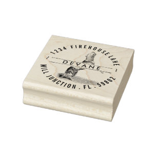 Carimbo de Endereço de Devolução de Touro Touro Ta