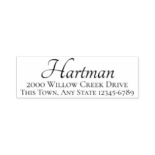 carimbo de endereço de devolução RSVP