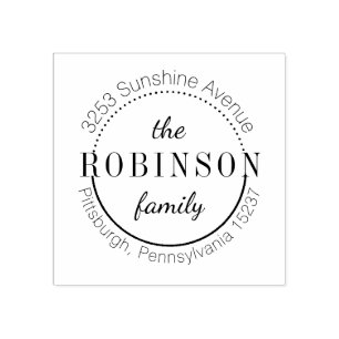 Carimbo de endereço de retorno