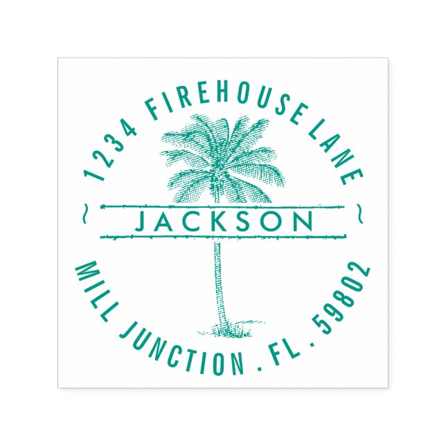 Carimbo de Endereço de Retorno de Autodigitação da (Design)