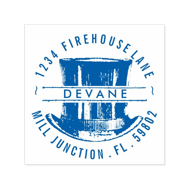 Carimbo de Endereço de Retorno de Autodigitação do (Design)