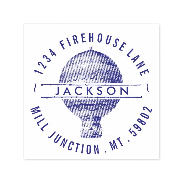 Carimbo de Endereço de Retorno de Autodigitação do (Design)