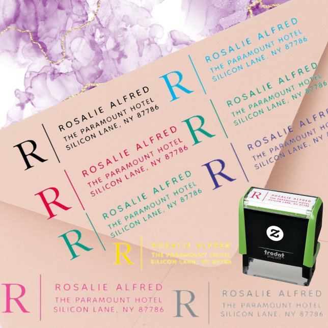 Carimbo de Endereço de Retorno de Autodigitação do (Criador carregado)