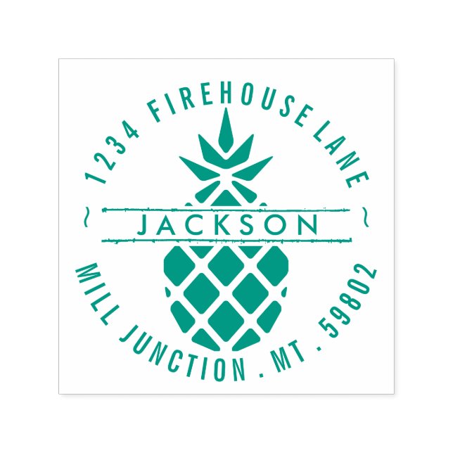 Carimbo de Endereço de Retorno de Autodigitação do (Design)