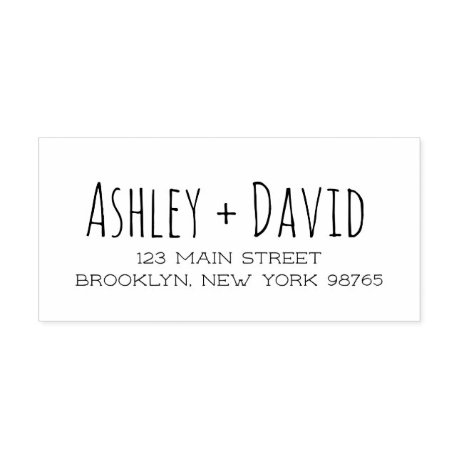 Carimbo de endereço de retorno manual (Impressão)