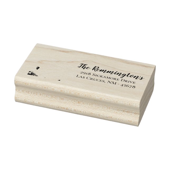 Carimbo De Endereço De Retorno Personalizado Sunny (Carimbo)