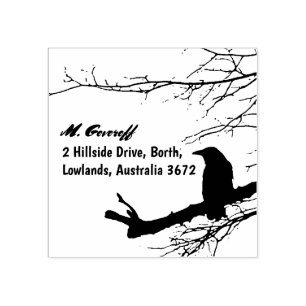 Carimbo de Endereço de Retorno Raven