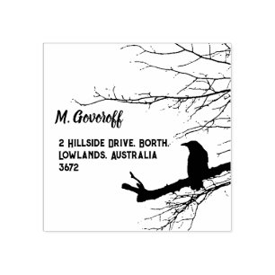 Carimbo de Endereço de Retorno Raven