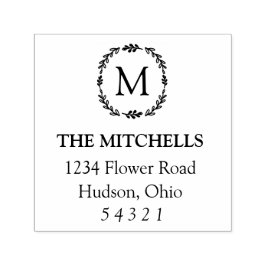 Carimbo de Endereço Laurel Monographic