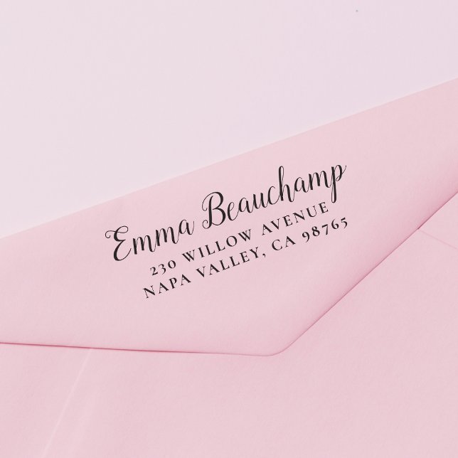 Carimbo De Endereço Para Correio Pessoal Ou Profis (Stamp Mock-up)