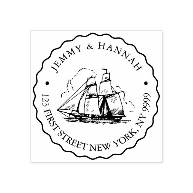 Carimbo de Endereço Personalizado, Carimbo de Casa (Impressão)