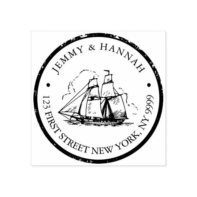 Carimbo de Endereço Personalizado, Carimbo de Casa (Impressão)