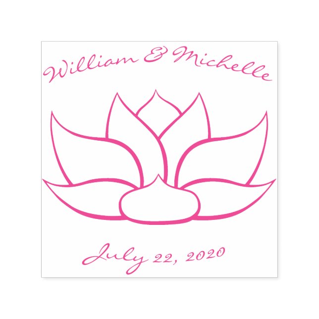 Carimbo de Ênfase de Incêndio Automático de Lotus (Design)