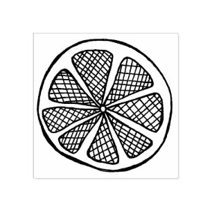 Carimbo de fatia de limão