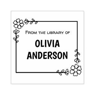 Carimbo de flor margarida