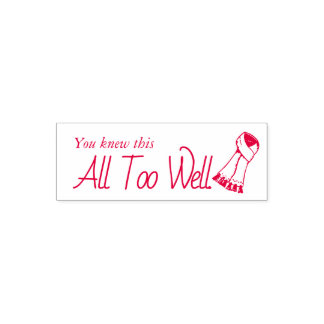 Carimbo de Formando Red Scarf para excelente traba