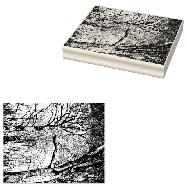 Carimbo de Foto de Árvores (Carimbado)