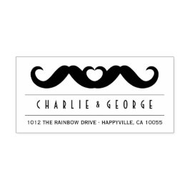 Carimbo De Gay De Casamento De Caça Dupla