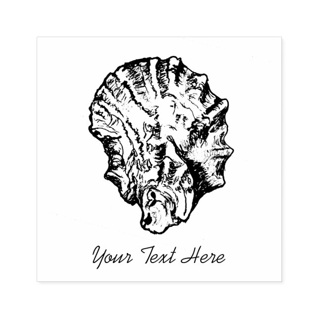 Carimbo de guardanapo para ostras pequenas (Impressão)