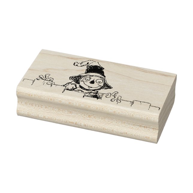 Carimbo de ilustração de espantalho e vedação (Carimbo)