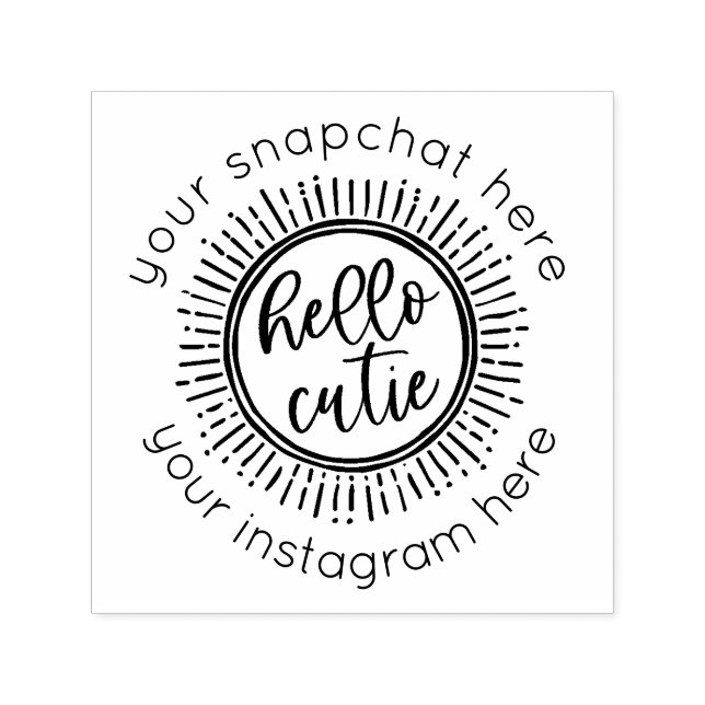 Carimbo de Informações de Mídia Social do Partido  (Design)