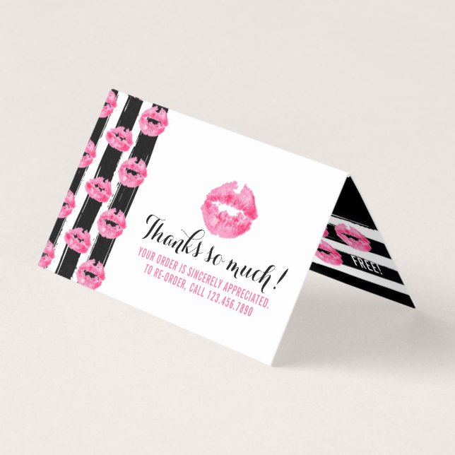 Carimbo de Lealdade do Distribuidor Lipstick Beijo (Frente)