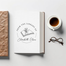 CARIMBO DE LIVRO Biblioteca personalizada Carimbo