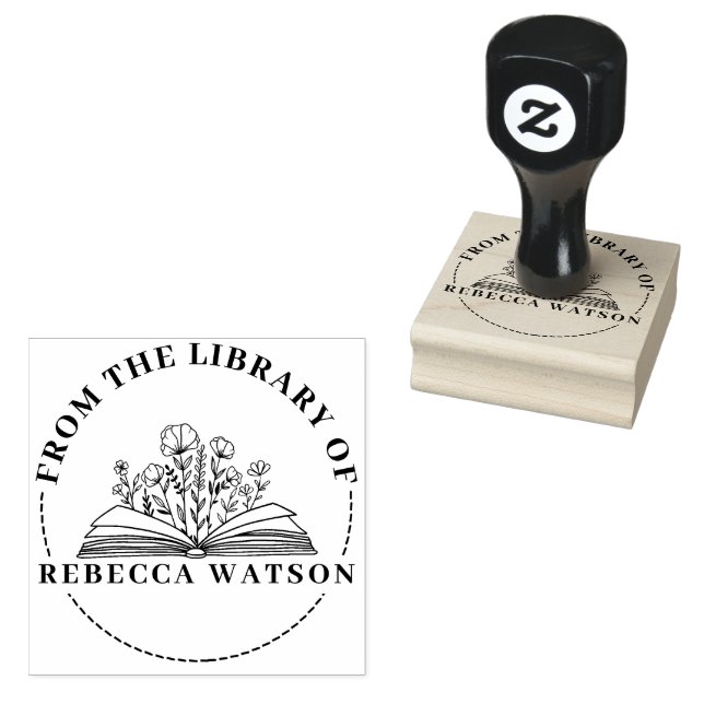 CARIMBO DE LIVRO PERSONALIZADO (Carimbado)