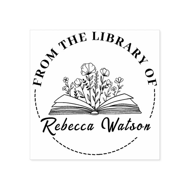 CARIMBO DE LIVRO PERSONALIZADO (Impressão)