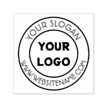 Carimbo de logotipo personalizado, logotipo comerc