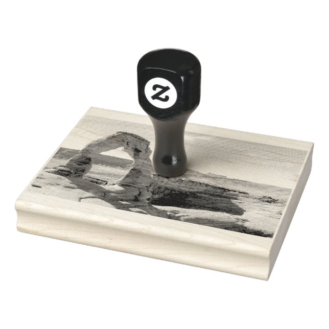 Carimbo De Madeira De Arch Delicado (Carimbo)