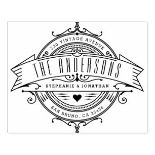 Carimbo de madeira personalizado   Endereço de dev