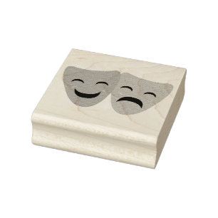Carimbo de Máscaras de Drama