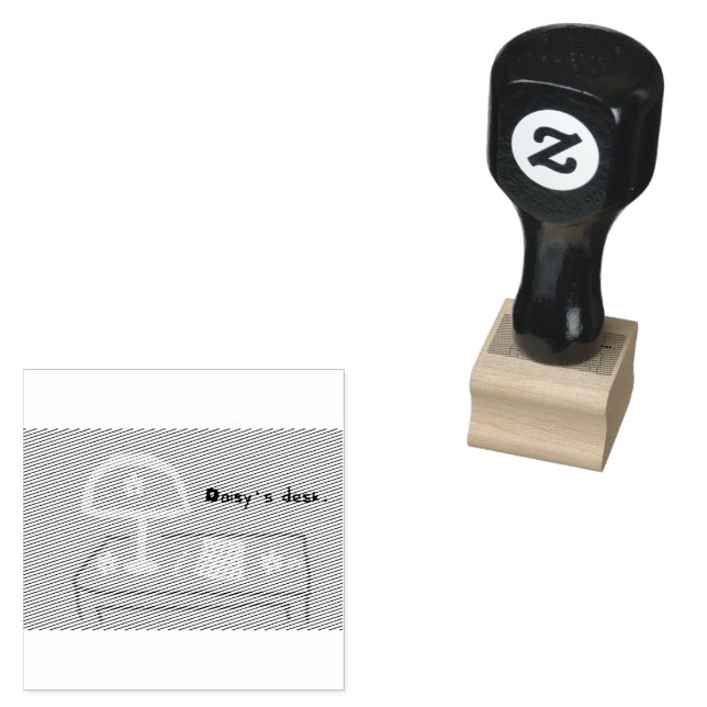 Carimbo de mesa de anime de pipoca (Carimbado)