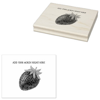 Carimbo de Morango Personalizado