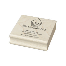 Carimbo de Negócio de Tema de cupcake