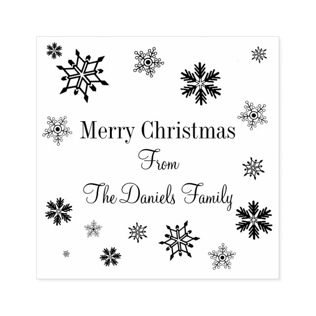 Carimbo de Neve Floco de Natal Carimbo de Arte de  (Impressão)