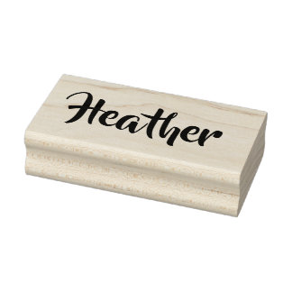 Carimbo de Nome de Borracha Personalizado